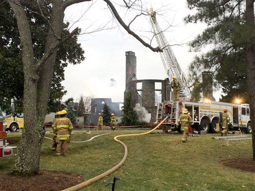 6 Feared Dead in Maryland. Mansion Fire