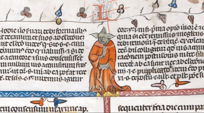 'Yoda' Turns Up in Medieval Manuscript