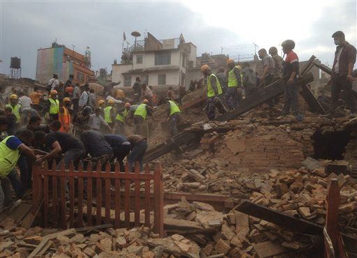 Scores Dead in Massive Nepal Earthquake