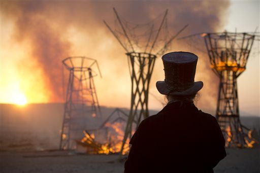 Israel's Burning Man Torched Ancient Relics