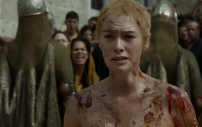 The Naked Half Of Cersei Lannister Talks