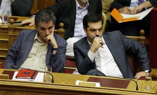 Greece Lawmakers Back Austerity Plan