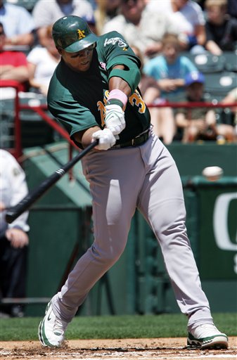 Brown's 4 RBI Power A's Past Rangers