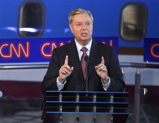 Lindsey Graham Had Some of the Best Lines in Early Debate