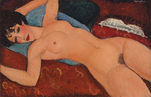 Nude Painting Fetches Record Sum in Auction
