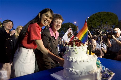 Mass. Provides Calif. a Preview of Gay Marriage