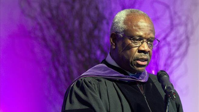 Clarence Thomas Breaks a Decade of Silence