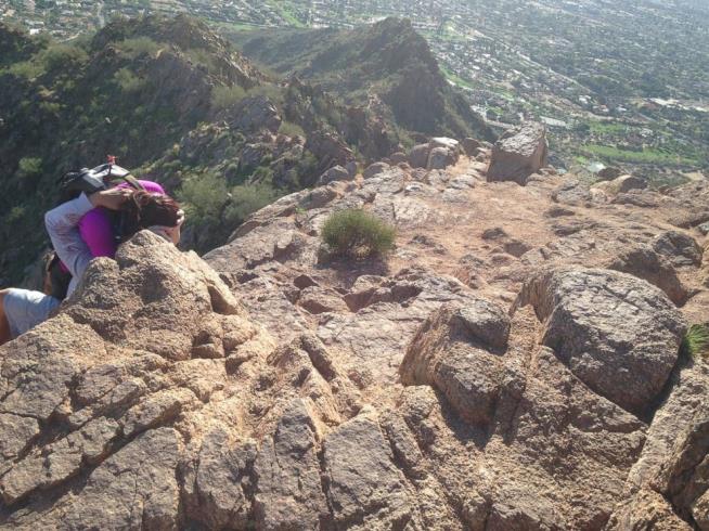 Hiker Seeks Couple in Crazy Cliff Rescue Photo