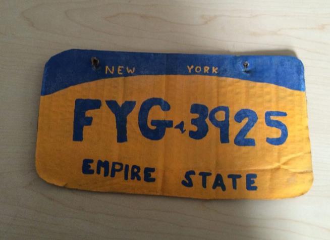 Cardboard License Plate Doesn't Fool NY Cops