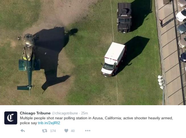 1 Dead in Shooting Near California Polling Place