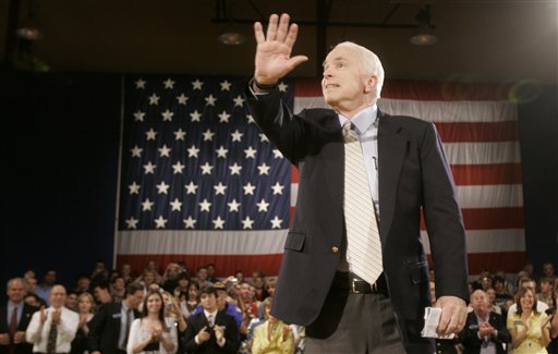 With Airwaves to Himself, McCain Targets Ohio