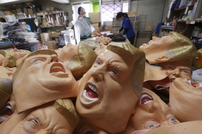 Trump Mask Factory Flooded With Orders