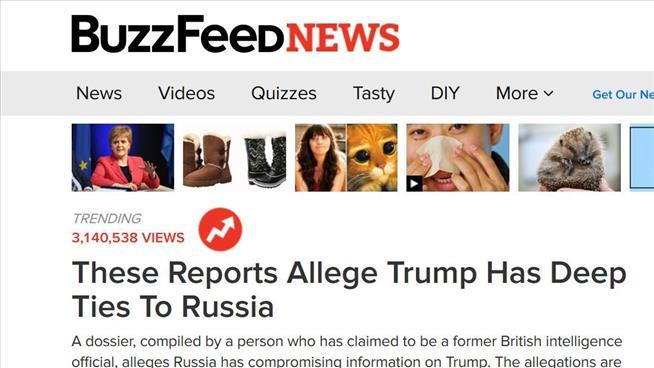 BuzzFeed's Choice to Publish Trump Dossier Praised, Pilloried
