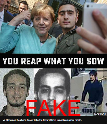 Refugee's Merkel Selfie Leads to 'Fake News' Facebook Suit