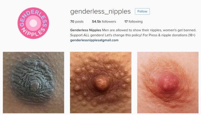 'Genderless Nipples' Takes on Instagram