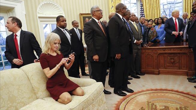 Kellyanne Conway Addresses That Couch Photo