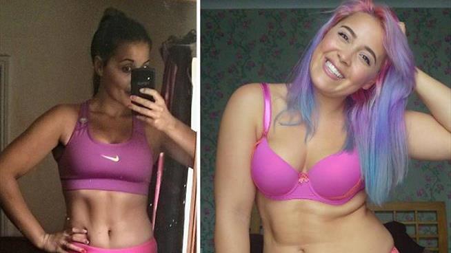 Woman Posts Proud Weight Gain Pics, Then Defends Them