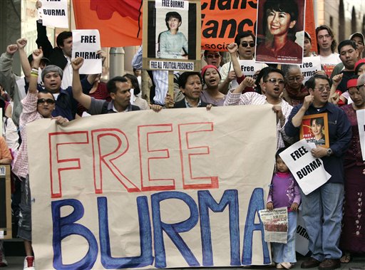 Albright: Burmese Paying for Bush's Failed Policies