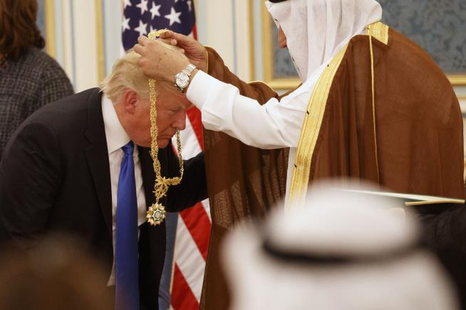 Trump Arrives in Saudi Arabia