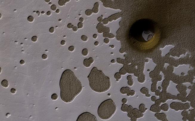 This Is Not a Bullet Hole. This Is Mars