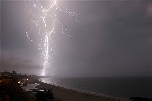 Lightning More Potent Over Oceans