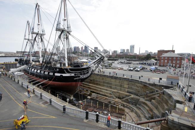 'Old Ironsides' Floats Again