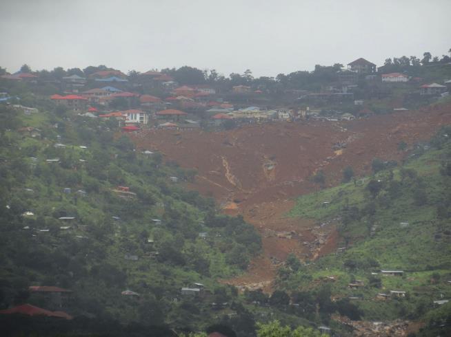 From Sierra Leone Mudslide, Bodies of 109 Children
