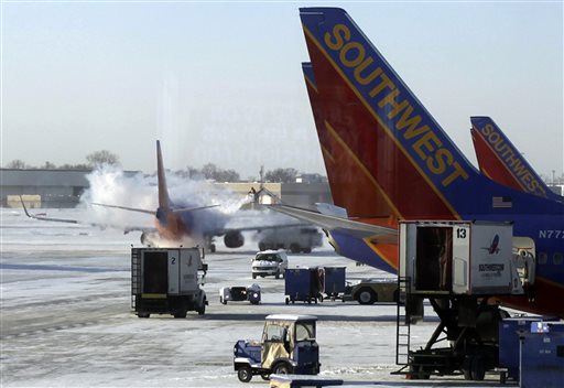 Southwest Cancels 220 Flights After Running Out of De-Icer