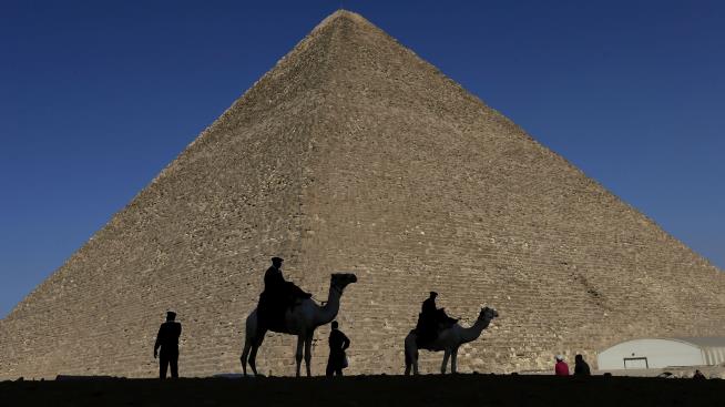 A Rod, a Shadow, and a Theory for Egypt's Almost- Perfect Pyramids