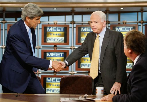 Once Pals, Kerry and McCain Are Now on the Rocks