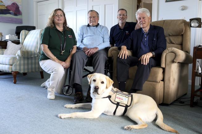Service Dog 'Sully' Now With George HW Bush