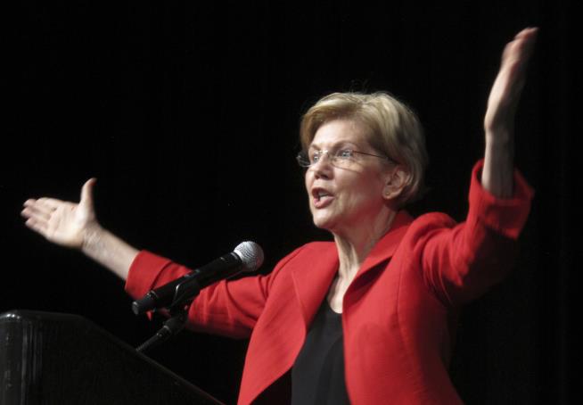 Warren to Trump: Pay Up That $1M
