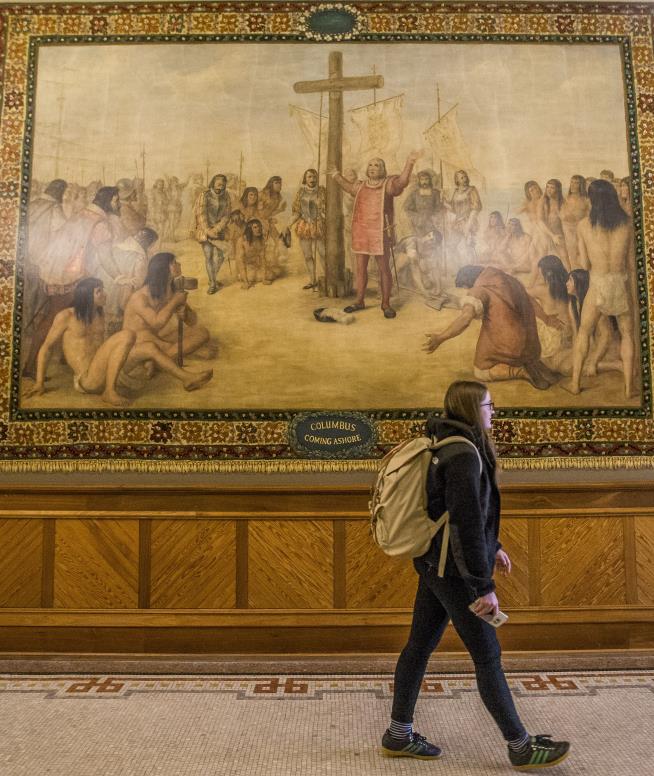 Notre Dame Will Cover Controversial Columbus Murals