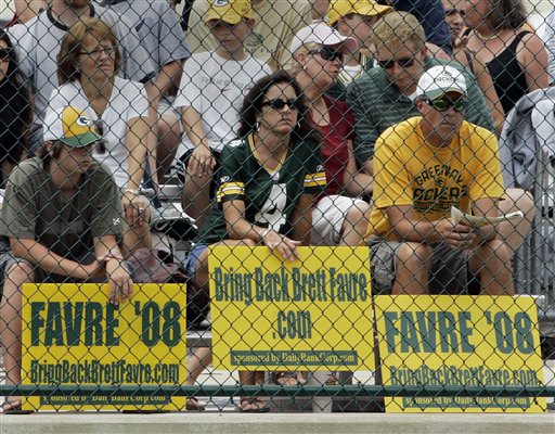 Packers Beg Favre to Stay Home