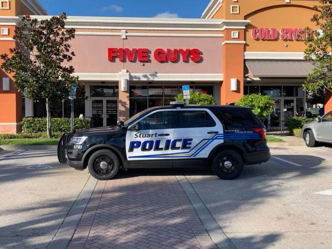 Five Guys Arrested at ... Yep