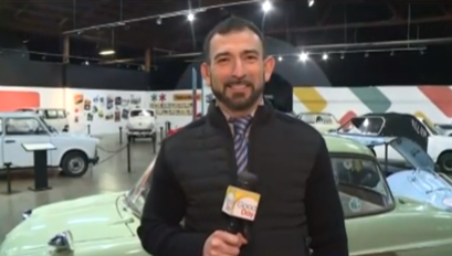 'Rogue Reporter' Jumped on Classic Cars at Auto Show