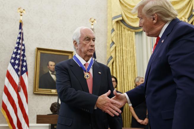 Racing Icon Receives Medal of Freedom