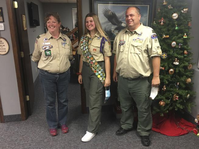 Boy Scouts Welcome First Female Eagle Scouts