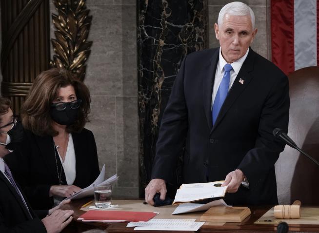 Mike Pence Emerges to Slam HR1