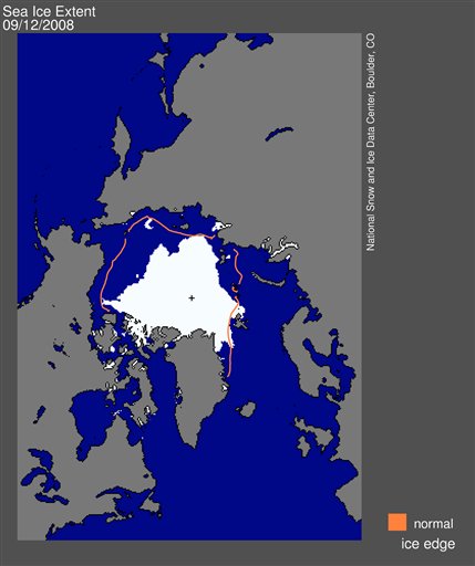 Arctic Ice at 2nd-Smallest Level