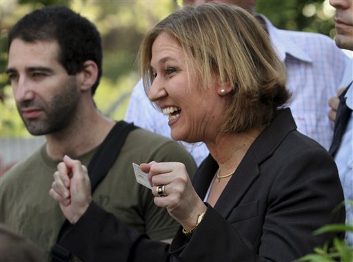 Livni Claims Win in Race to Succeed Olmert