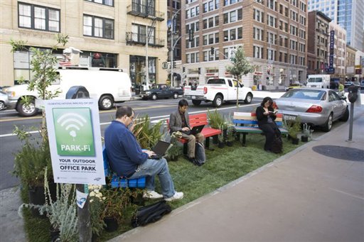 Parking Goes Green, For a Day