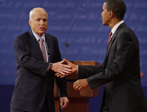 Stumping McCain and Obama May Skip Bailout Vote