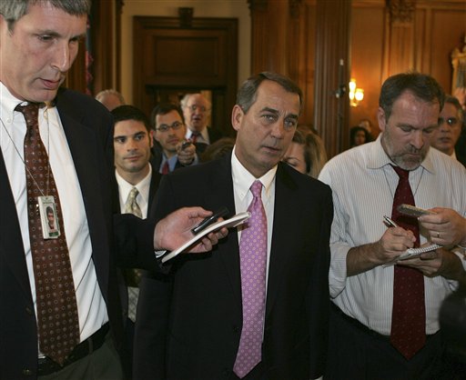 Boehner Speaks Softly, Forgets the Stick