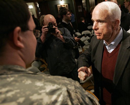 McCain Ranks High With Military: Poll