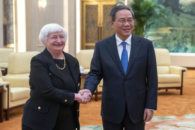 Amid Strained Relations, Yellen Visits China