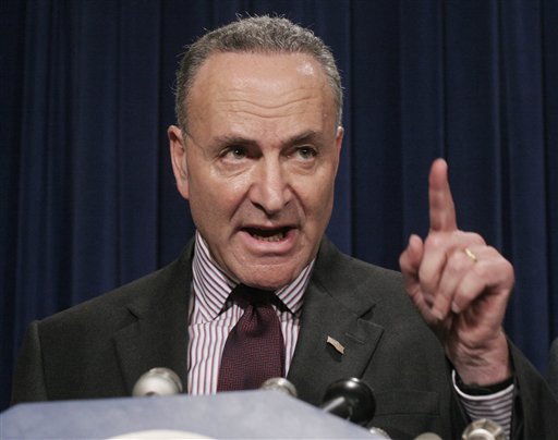 Schumer Bucks Party on Wall St. Tax Hikes