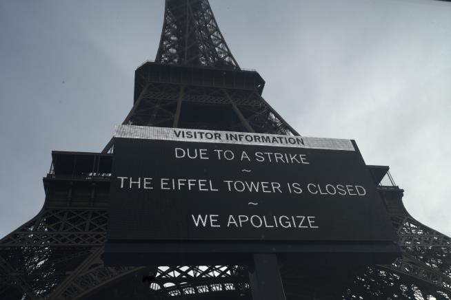 It's Going to Be a Quiet Day at the Eiffel Tower