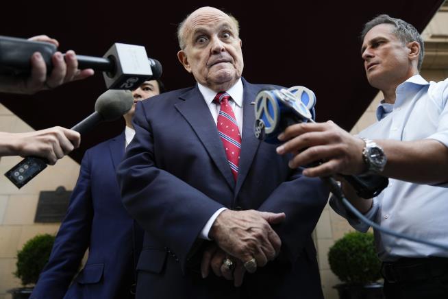 Now Bankrupt, Rudy Giuliani Wishes He'd Taken That Pension