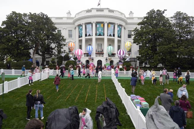 White House's Easter Egg Roll Hits a Bit of Weather
